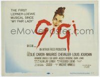 7a404 GIGI TC '58 art of winking Leslie Caron, Best Director & Best Picture winner!