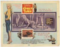 7a414 GIRLS TOWN TC '59 sexy bad youthful rebel Mamie Van Doren, first Paul Anka, who is shown!