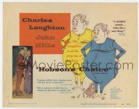 7a486 HOBSON'S CHOICE TC '54 David Lean English classic, great DC art of Charles Laughton!