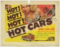 7a496 HOT CARS TC '56 John Bromfield, rollercoaster, sexy bad girl Joi Lansing, a red-hot racket!