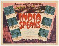 7a517 INDIA SPEAKS TC R49 Richard Halliburton documentary showing all the wonders of India!