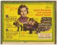 7a518 INN OF THE SIXTH HAPPINESS TC '59 Ingrid Bergman & Curt Jurgens in World War II China!
