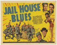 7a524 JAIL HOUSE BLUES TC '41 sexy Anne Gwynne, wacky art of convicts playing musical instruments!