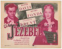 7a527 JEZEBEL TC R56 Best Actress winner Bette Davis, Henry Fonda, directed by William Wyler!