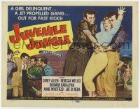 7a533 JUVENILE JUNGLE TC '58 a girl delinquent & a jet propelled gang out for fast kicks!