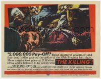 7a537 KILLING TC '56 Stanley Kubrick, classic artwork of dead bodies at the movie's climax!