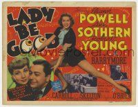 7a547 LADY BE GOOD TC '41 Eleanor Powell, Ann Sothern, Robert Young, Lionel Barrymore, Red Skelton