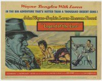 7a554 LEGEND OF THE LOST TC '57 Sophia Loren in love triangle with John Wayne & Rossano Brazzi!