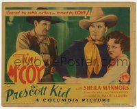 7a650 PRESCOTT KID TC '34 Tim McCoy is feared by cattle rustlers & tamed by Sheila Bromley's love!