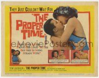 7a655 PROPER TIME TC '60 pre-Billy Jack Tom Laughlin wants his girlfriend to prove her love!