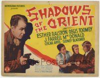 7a689 SHADOWS OF THE ORIENT TC R37 Regis Toomey with gun gets involved with Asian drug smugglers!