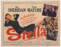 7a724 STELLA TC '50 sexy Ann Sheridan is trying to be good to Victor Mature!