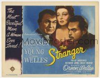 7a728 STRANGER TC '46 star/director Orson Welles, Edward G. Robinson & Loretta Young!