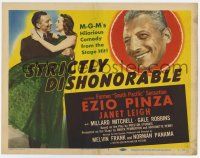 7a732 STRICTLY DISHONORABLE TC '51 what are Ezio Pinza's intentions toward Janet Leigh?