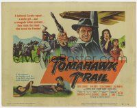 7a774 TOMAHAWK TRAIL TC '57 Chuck Connors made the stand that saved the Frontier!