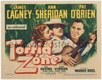 7a775 TORRID ZONE TC R42 James Cagney with guitar, pretty Ann Sheridan & Pat O'Brien!