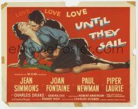7a797 UNTIL THEY SAIL TC '57 U.S. Marine Paul Newman in love with New Zealander Jean Simmons!