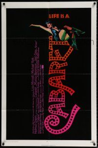 7b142 CABARET 1sh '72 singing & dancing Liza Minnelli in Nazi Germany, Joel Grey!