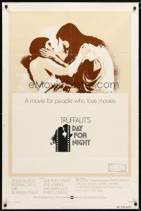 7b192 DAY FOR NIGHT int'l 1sh '73 Francois Truffaut's La Nuit Americaine, Jacqueline Bisset