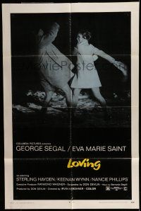 7b471 LOVING 1sh '70 great image of sexy Eva Marie Saint taking a swing at George Segal!