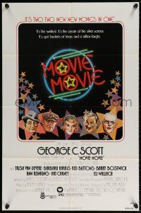7b533 MOVIE MOVIE 1sh '78 George C. Scott, Stanley Donen directed parody of 1930s movies!