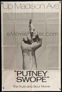 7b659 PUTNEY SWOPE 1sh '69 Robert Downey Sr., classic image of black girl as middle finger!