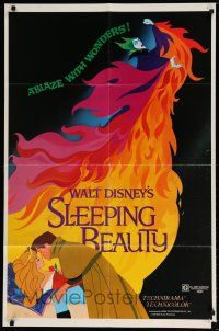 7b822 SLEEPING BEAUTY style A 1sh R79 Walt Disney cartoon fairy tale fantasy classic!