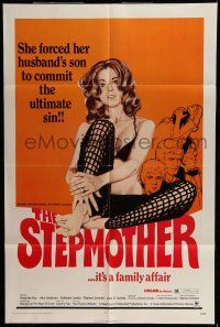 7b848 STEPMOTHER 1sh '72 this sexy babe forced her husband's son to commit the ultimate sin!