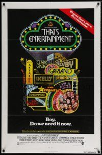 7b878 THAT'S ENTERTAINMENT 1sh '74 classic MGM Hollywood scenes, it's a celebration!