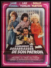7c724 9 TO 5 French 1p '80 Dolly Parton, Jane Fonda & Lily Tomlin w/tied up Dabney Coleman!