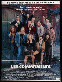7c765 COMMITMENTS French 1p '91 directed by Alan Parker, Irish rock, great cast portrait!