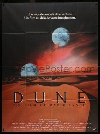 7c790 DUNE French 1p 84 David Lynch sci-fi epic, best image of two moons over desert!