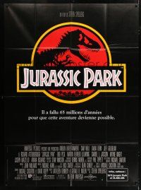 7c845 JURASSIC PARK French 1p '93 Steven Spielberg, Richard Attenborough creates dinosaurs!