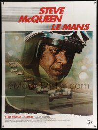 7c856 LE MANS French 1p '71 best completely different image race car driver Steve McQueen!