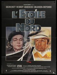 7c864 L'ETOILE DU NORD French 1p '82 Signoret & Noiret by Ferracci, written by Georges Simenon!