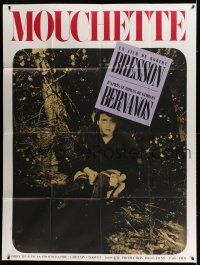 7c894 MOUCHETTE French 1p '67 directed by Robert Bresson, scared Nadine Nortier in the title role!