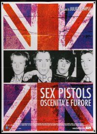 7c595 FILTH & THE FURY Italian 1p '00 Julien Temple's Sex Pistols punk rock documentary!