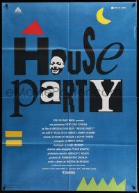 7c625 HOUSE PARTY Italian 1p '90 different artwork of Kid 'n' Play in the title!