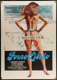 7c681 PORNO LIBIDO Italian 1p '80s full-length art of sexy mostly naked Francoise Zizi by Mafe!