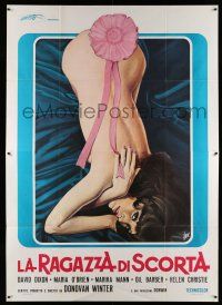 7c445 ESCORT GIRLS Italian 2p '75 Aller art of sexy naked mate-for-hire prostitute!