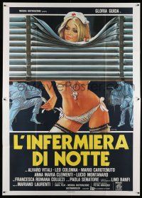 7c464 L'INFERMIERA DI NOTTE Italian 2p '79 art of super sexy mostly naked nurse Gloria Guida!