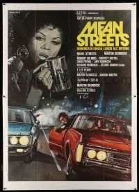 7c472 MEAN STREETS Italian 2p '75 Robert De Niro, Scorsese, completely different art by Crovato!
