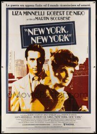 7c481 NEW YORK NEW YORK Italian 2p '77 different image of Robert De Niro & Liza Minnelli!