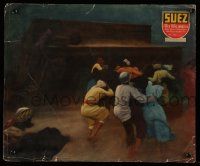 7c062 SUEZ jumbo LC '38 Allan Dwan story of the famous canal, men try to find shelter from sandstorm