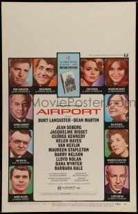 7c080 AIRPORT WC '70 Burt Lancaster, Dean Martin, Jacqueline Bisset, Jean Seberg & more!