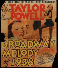 7c125 BROADWAY MELODY OF 1938 WC '37 Eleanor Powell partners w/George Murphy for 1st time!