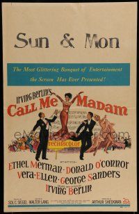 7c129 CALL ME MADAM WC '53 Ethel Merman, Donald O'Connor & Vera-Ellen sing Irving Berlin songs!