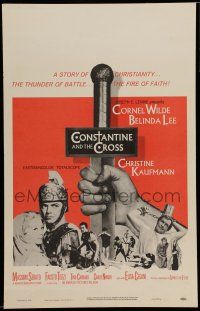 7c141 CONSTANTINE & THE CROSS WC '62 Costantino il grande, Cornel Wilde, Belinda Lee