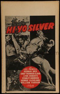 7c209 HI-YO SILVER WC '40 great images of the original Lone Ranger on rearing Silver & with Tonto!