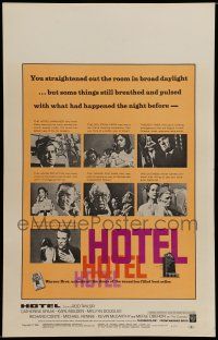 7c214 HOTEL WC '67 from Arthur Hailey's novel, Rod Taylor, Catherine Spaak, Karl Malden
